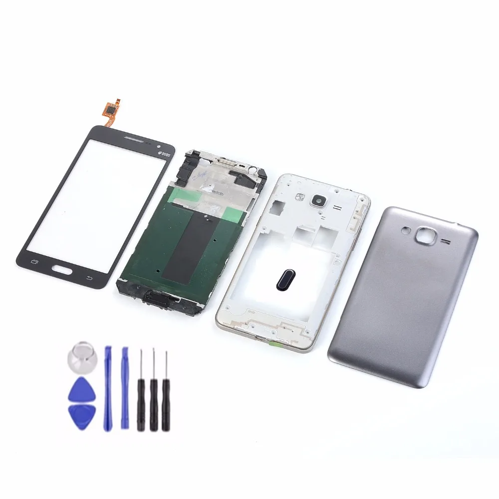Для Samsung Galaxy Grand Prime G531 G531H G531F сенсорный ЖК экран + Корпус Передняя рамка средняя
