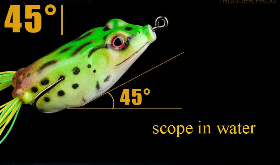 Silicone Frog Fishing Lure Ray Frog Artificial Soft Bait For Snakehead lures (4)