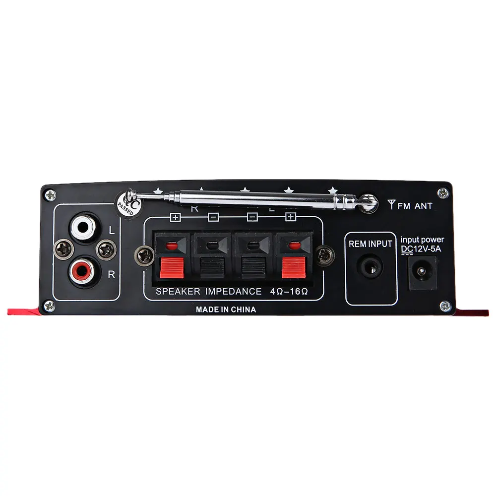Kinter ма 120 Портативный 12 В HiFi аудио стерео Усилители домашние Динамик Поддержка FM