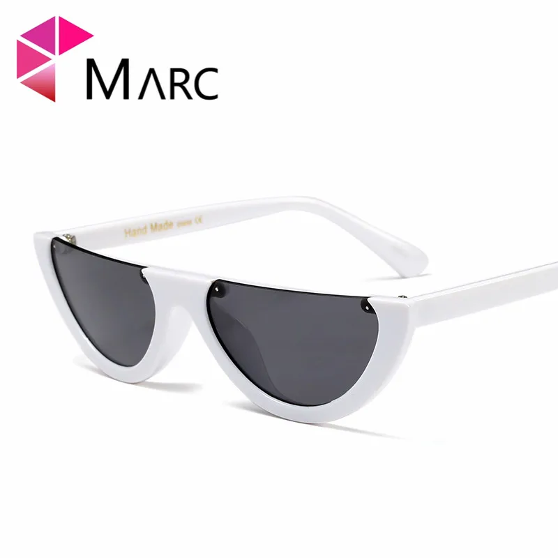 

MARC UV400 NEW WOMEN MEN sunglasses Plastic oculos Fashion eyewear Gray Semi-Rimless designer Clear Polycarbonate recommend