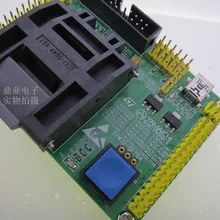 LQFP64 STM32 burn-в гнездо золотым покрытием IC Тесты ing сиденье Тесты разъем Тесты bench