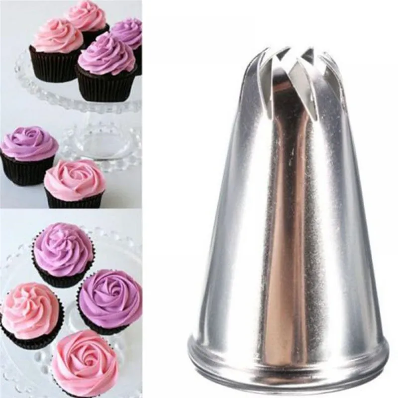 1Pcs Spiral Drop Rose Flower Icing Piping Nozzles DIY Stainless steel Cream Cake Decorating Tools Free Shipping 1Pcs Spiral Drop Rose Flower Icing Piping Nozzles DIY Stainless steel Cream Cake Decorating Tools Free Shipping