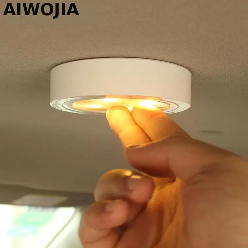 

2piece Touch Lamp Cabinet/Wardrobe Led Pat Light Battery Operated Led Night Lights Stick Tap LED Wall Light Lamp for Indoor/Car