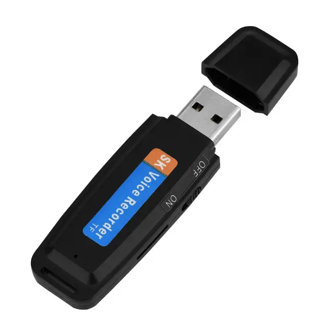 SK-001 U Disk Shaped Recorder USB 2.0 Digital Voice Recorder Flash Drive Mini Audio Recorder