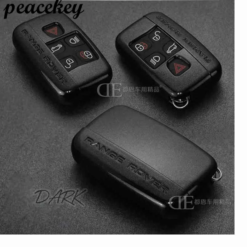 Abs Car Key Case Cover stikcer For Land Rover Range Rover Evoque Accessories Freelander Discovery Keychain