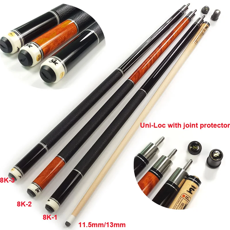 Buy High Quality China Billiard Cues 8 Pieces Wood