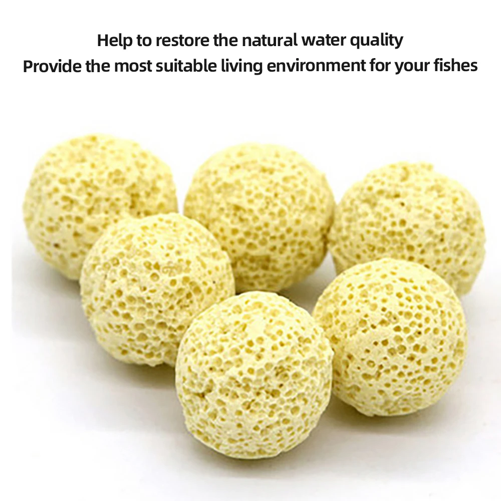 

Quartz Aquarium Filter Media Ball Aquarium Bio Ball For Aquarium Filter To Restore The Natural Water Quality