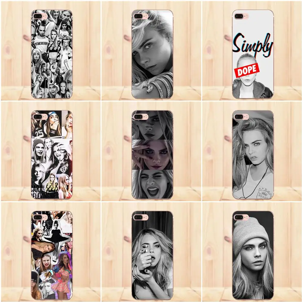 Чехол Maerknon Cara Delevingne для Samsung Galaxy A3 A5 A7 J1 J2 J3 J5 J7 2015 2016 2017 TPU с принтом | Мобильные