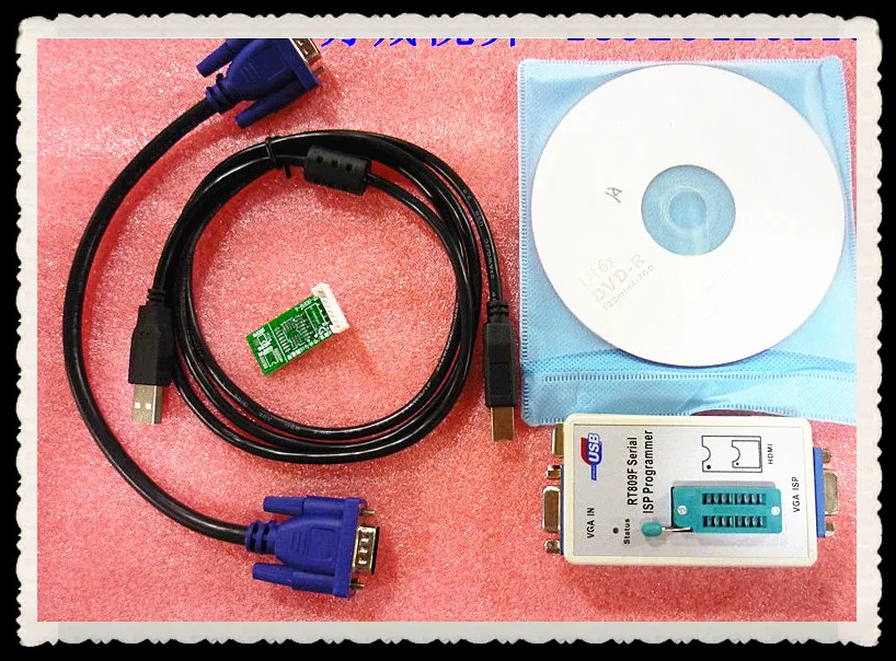 RT809F серийный ISP/VGA lcd USB программатор+ Инструменты для ремонта 24-25-93 serise IC RTD2120 лучше, чем EP1130B