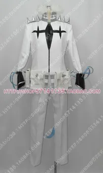 

2016 High Quality KILL la KILL Houka Inumuta Japanese Anime Halloween Cosplay Costume Men White Jacket Pant Set