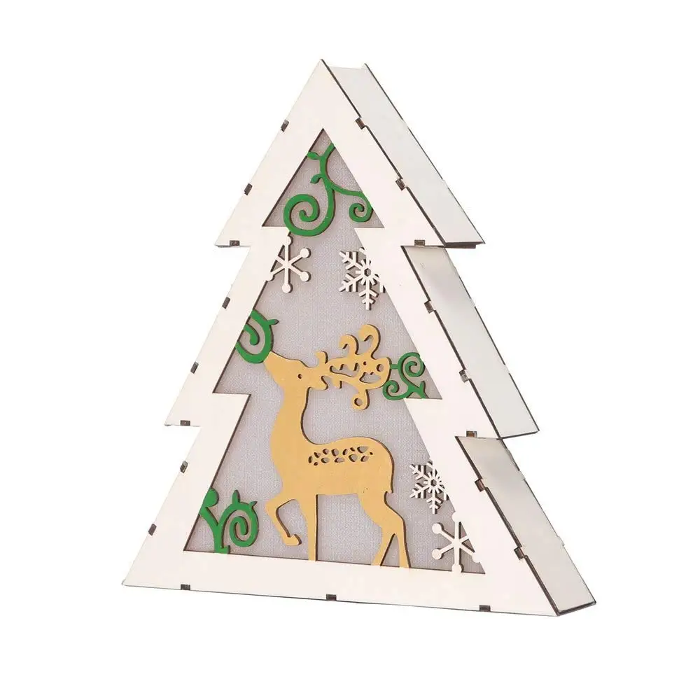 NHBR Creative LED Lights Christmas Tree Window Display Christmas