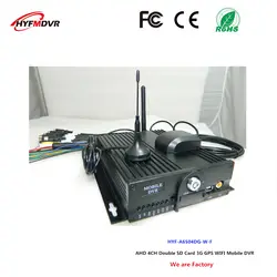 3G GPS Wi-Fi MDVR 4 канала Автомобильный видеорегистратор с двумя SD Card Monitor host поддержка для банкнот несущей