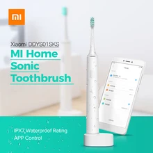 Xiaomi Mi, домашняя Водонепроницаемая электрическая зубная щетка, перезаряжаемая, звуковая, для путешествий, электрическая зубная щетка, гигиена полости рта, приложение, контроль для дома