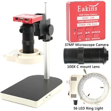 2019 HDMI USB 37MP 1080P TF Video Recorder 100X Video Electronic Digital Repair Microscope Camera For Phone PCB Soldering Repair