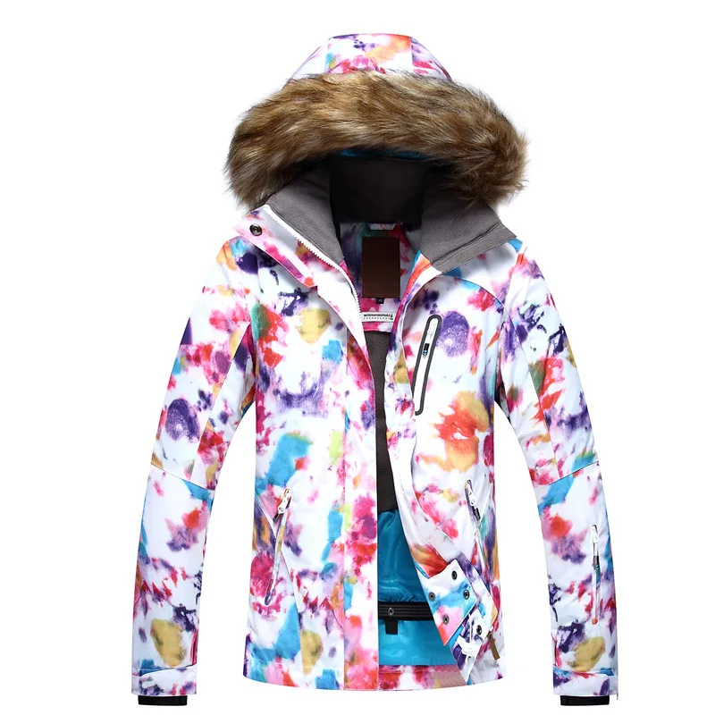 

2018 Gsou snow waterproof windproof ski suit single double board outdoor warm breathable women's clothing