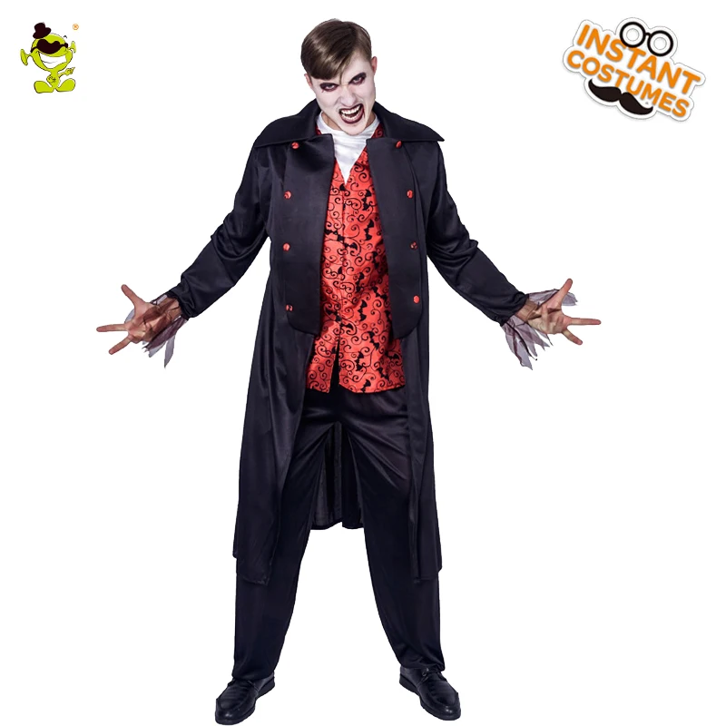 

Adult Men Deluxe Vampire Costumes Cosplay Purim&Halloween Party Man Vampire Clothing Performance Vampire Costume