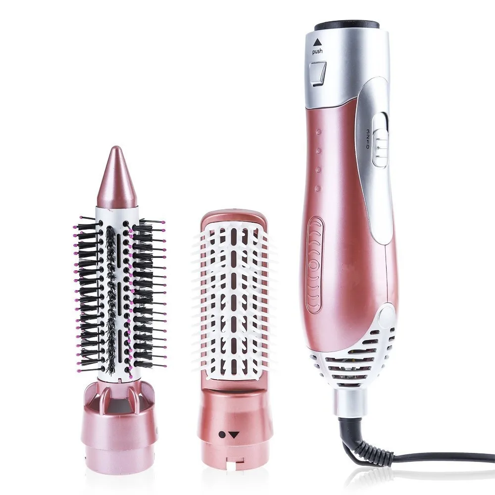 

Professional Hair Curler Dryer Comb Curling Drying Function 2 in 1 Comb Multifunctional Styling Salon Tools Sets Hairdryer