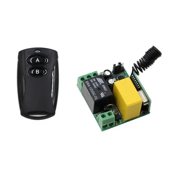

New Item RF Wireless Remote Control Switch AC 220V 10A 1 Channel Mini Receiver + Transmitter for Intelligent Home 315Mhz