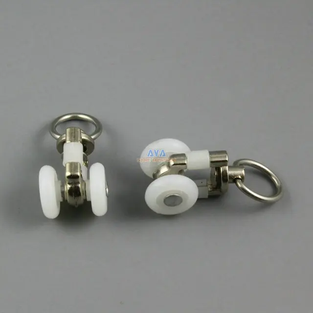 20 Pieces Curtain Track Roller Curtain Track Slide Gliders 19x45mmin