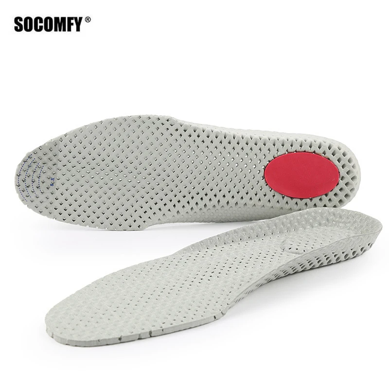 

SOCOMFY Unisex Breathable EVA Insoles Light Soft Sport Running Shoe Pad Orthotic Arch Support Relief Pain Stretch Cushion Insole
