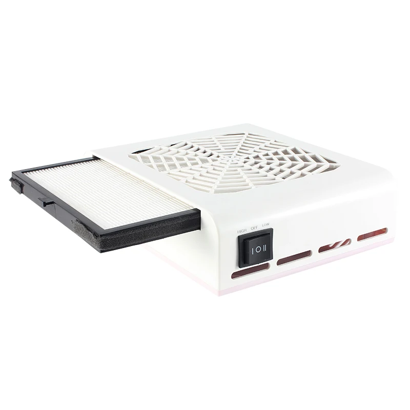 

Hot Nail Dust Vacuum Cleaner Suction Filter 2 Speeds Dust Collecting Tool US/EU Plug SJ66