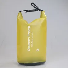 Водостойкая сумка 2л на открытом воздухе катание на лодках Каякинг ПВХ водостойкая сухая сумка легкая Дайвинг плавающая походная сумка для плавания