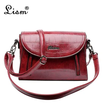 

Women's bag 2019 new fashion trend luxury handbag brand famous designer design shoulder slung classic simple handbag black