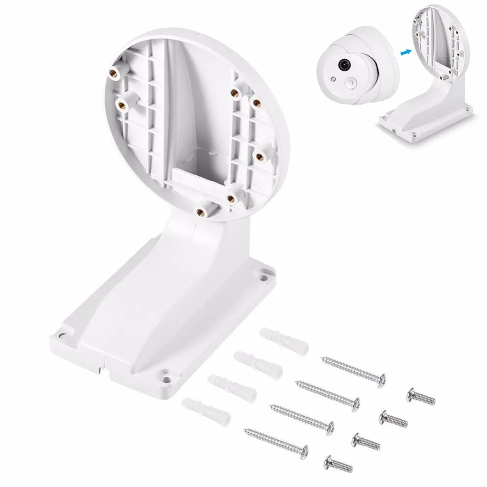 1pc 360 Degree Rotatable Security Camera Indoor Outdoor Wall Metal