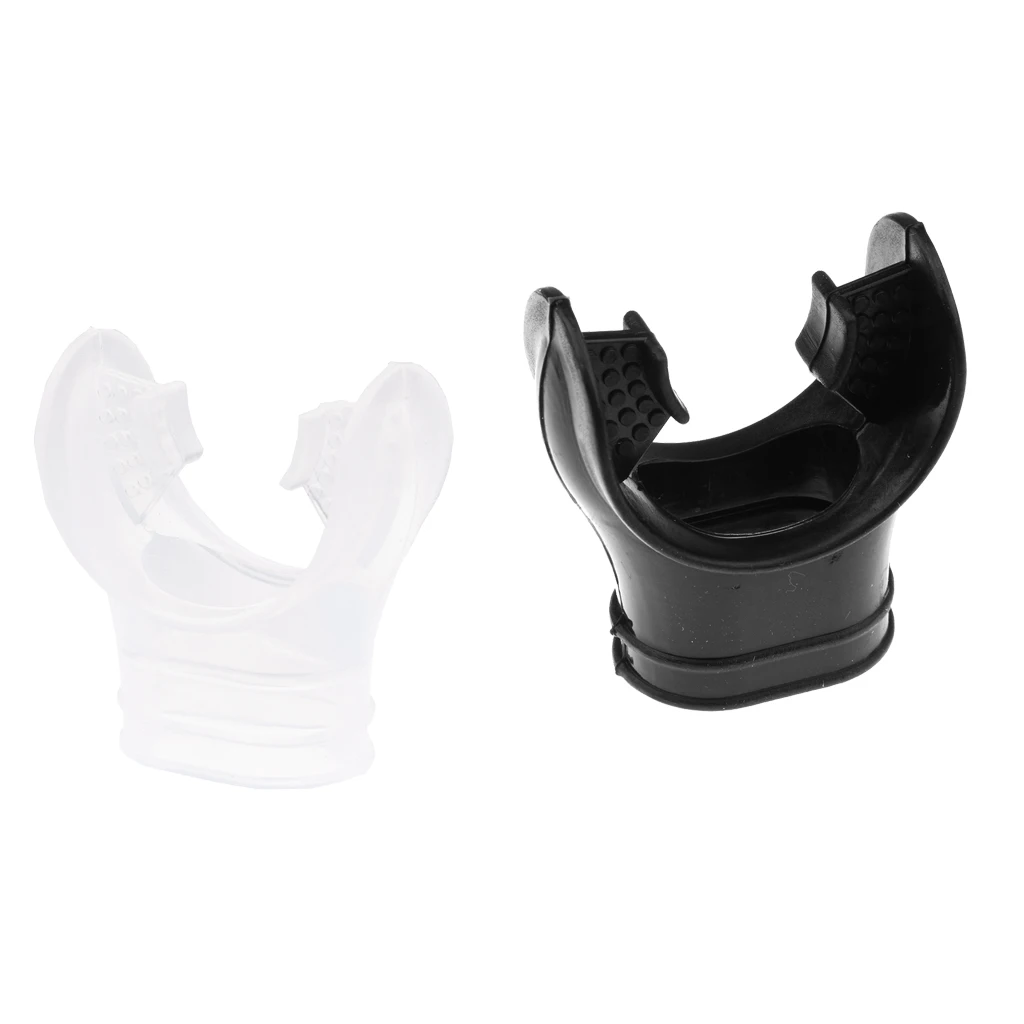2Pcs Soft Silicone Scuba Dive Breathing Tube Mouthpiece Snorkeling Regulator 2Pcs Soft Silicone Scuba Dive Breathing Tube Mouthpiece Snorkeling Regulator