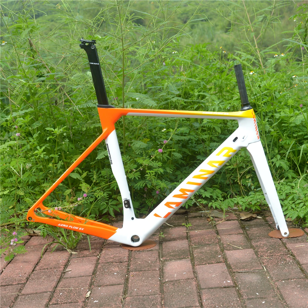Sale LAMINAR AERO FLOW High rigidity Carbon fiber Disc brake ROAD Frame UCI Authentication 2