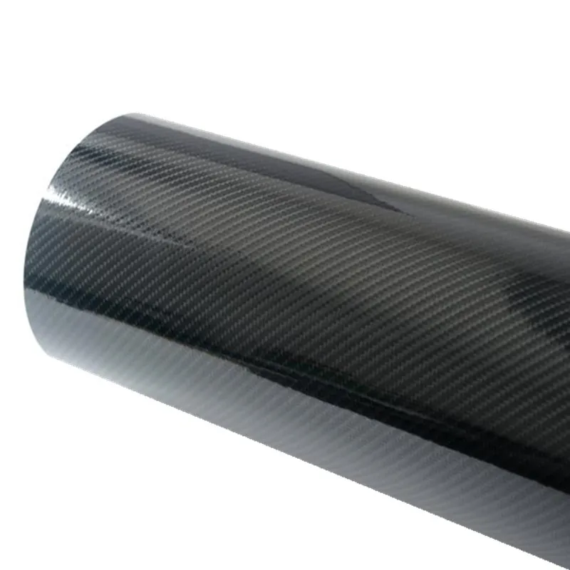 

6D Carbon Fiber Vinyl 6D Gossy Carbon Fiber Vinyl For Car Motorcycle Bike Laptop Furniture Decoration Wrap No Bubble Adhesive
