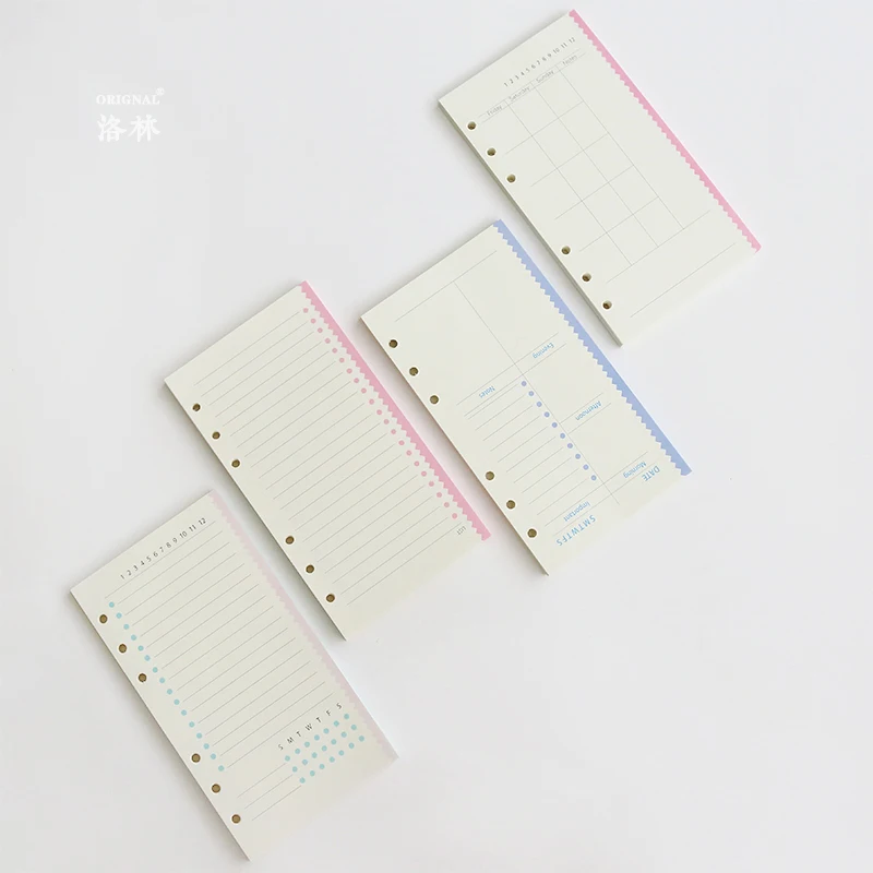 A5 A6 Inner Pages Monthly Daily Weekly Inner Page Loose Leaf For Binder Notebook Matching Filofax Refill Book Paper 40 Sheets A5 A6 Inner Pages Monthly Daily Weekly Inner Page Loose Leaf For Binder Notebook Matching Filofax Refill Book Paper 40 Sheets