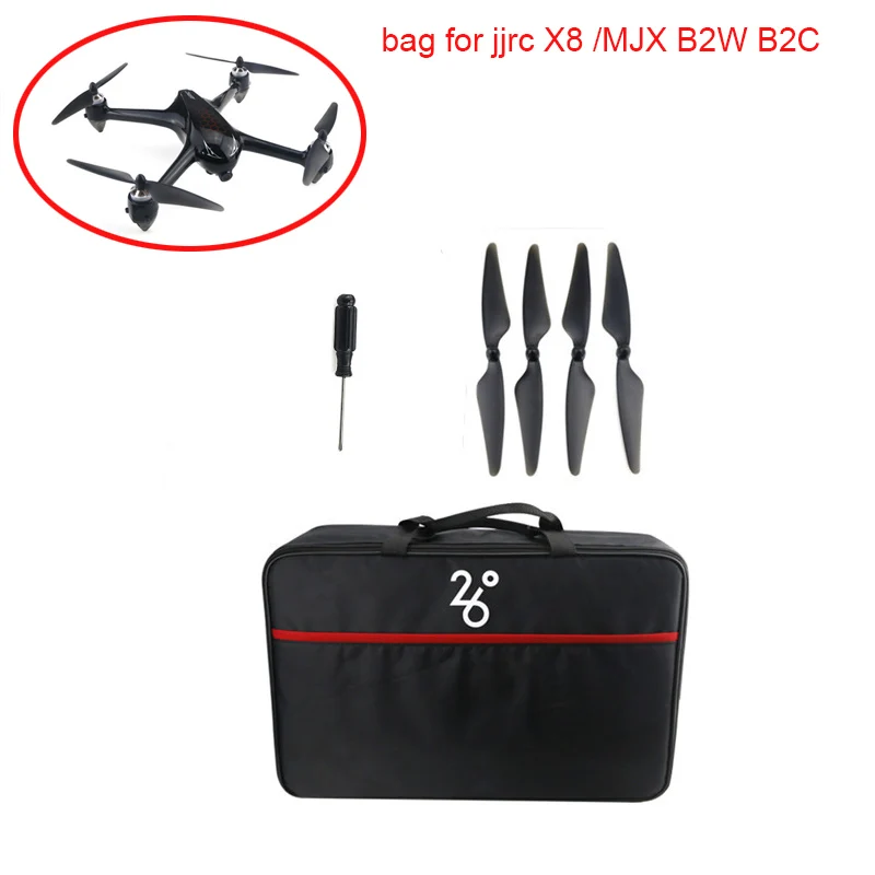 

Handheld Bag Carrying Bag Protective Storage Bag Shoulder Backpack For JJRC X8/mjx b2w 5G WIFI FPV RC Quadcopter Drone blades