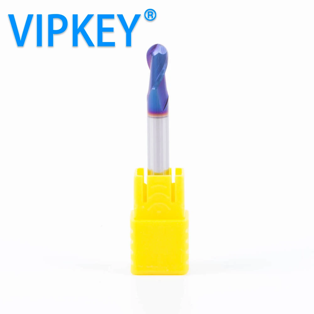 

R2.5*5d*50L imported hard carbide ball end milling flutes vertical milling cutter HRC65 key drill bits locksmith supplies