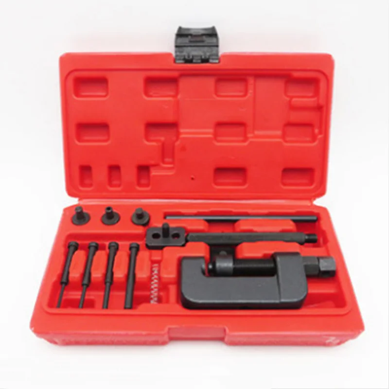 

MOTORCYCLE BIKE CHAIN BREAKER SPLITTER UNIVERSAL SET LINK RIVETER RIVETING TOOL