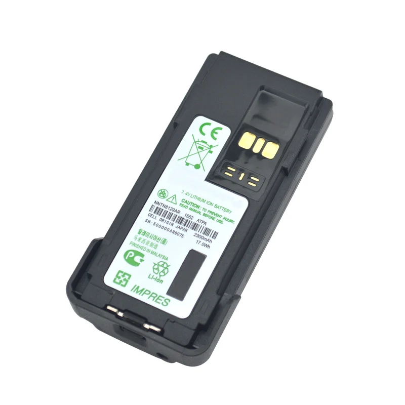 NNTN8129AR 7,4 V IMPRES литий-ионный аккумулятор 2300 mAh для MOTOTRBO APX2000 APX3000 APX4000 XPR7000 XPR7000e серии