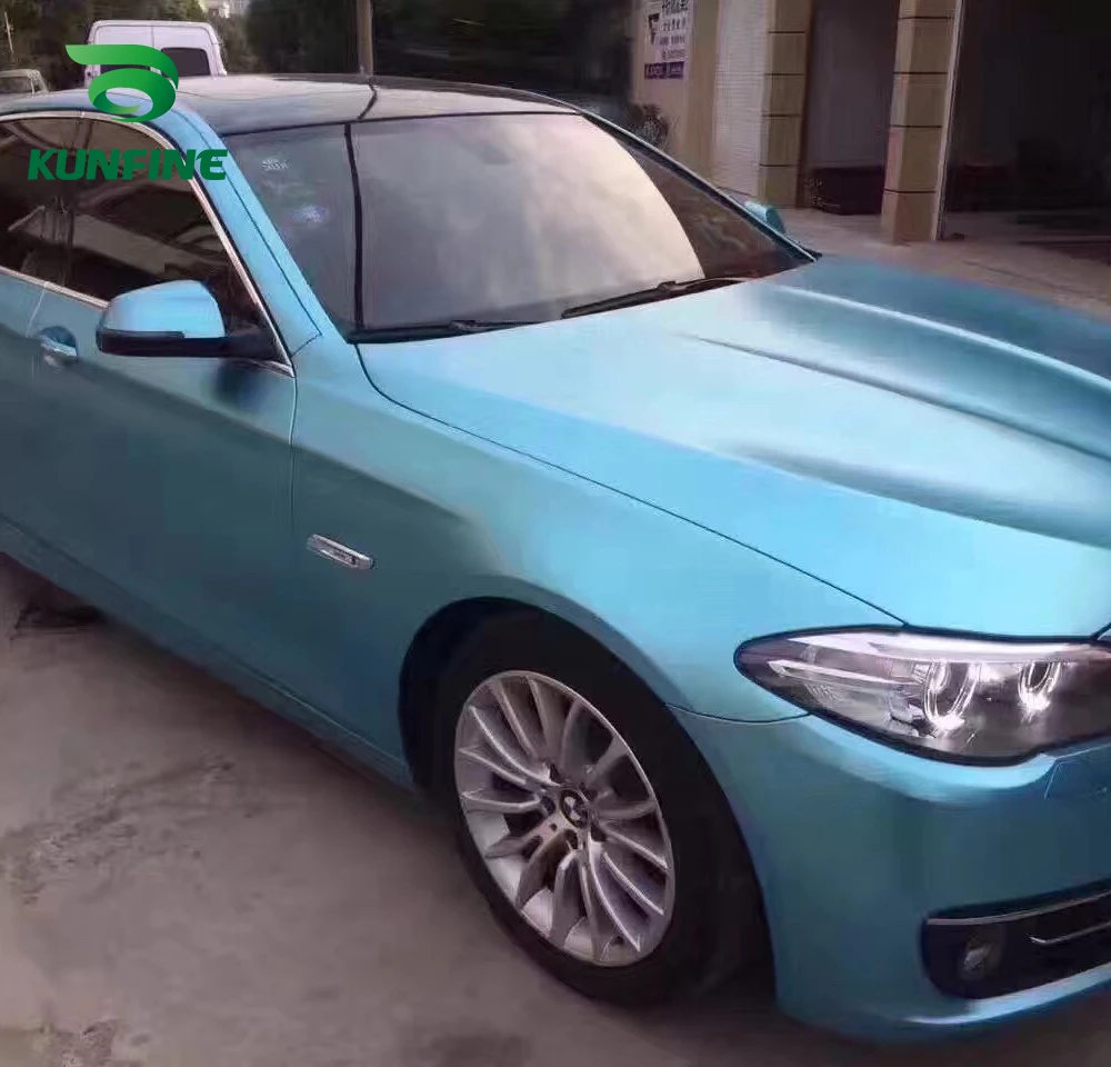 Car Vinyl film Body Sticker Car sticker Electro-optic Lake blue  (1)