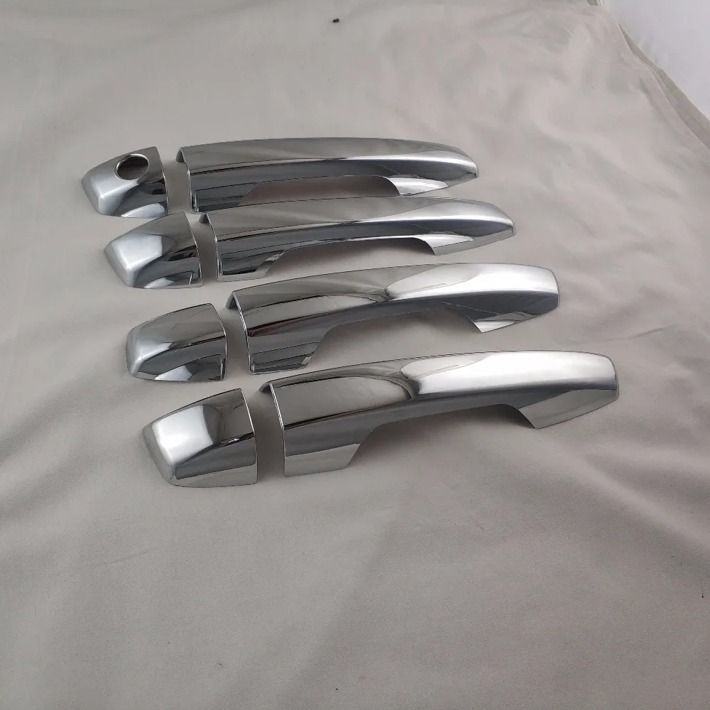 8pcs Chrome plated DOOR HANDLE COVER For Xpander 2017 Handle Auto Door waist line Protective decoration Stickers Covers Trim | Автомобили