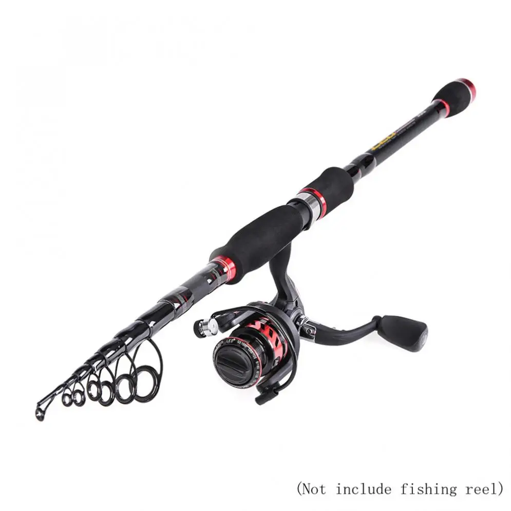 Carbon Fiber Fishing Rod 4 Sections  Fishing Rod Spinning Light Travel - 4  Sections - Aliexpress