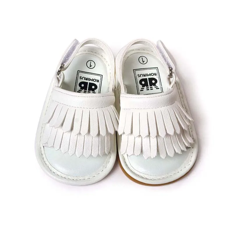 Новые Летние пинетки для новорожденных Резиновая подошва Кисточкой дизайн лето пинетки детские Кожаная Мокс Детские туфли, мокасины обувь для новорожденных обувь для малышей - Цвет: Model 1