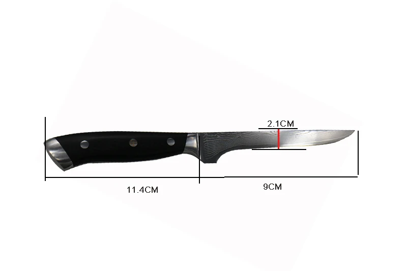 NANHAIONE 6,5 дюймов дамасский нож для обвалки из нержавеющей стали Острый японский нож шеф-повара нож для резки мяса нож для приготовления пищи CL088