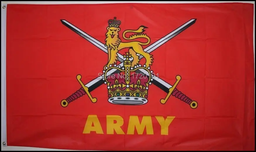 WHILE STOCKS LAST!! POLYESTER PRINTED FLAGS! BRITISH ARMY REGIMENTAL FLAG 5x3! 