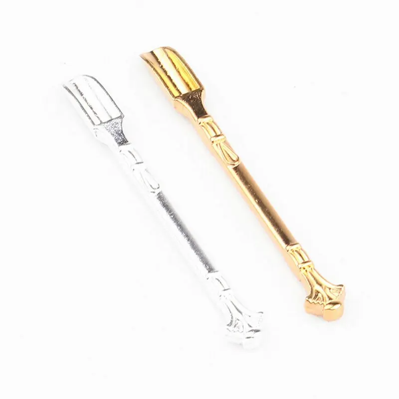 

Metal Spoon Scoop Micro Debug Medicine Spoon Pipe Shovel Pendant Smoking Weed Accessories Mini Shovel Medicine Spoon