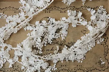 

wedding decoration ivory cascading lace trim 10yards