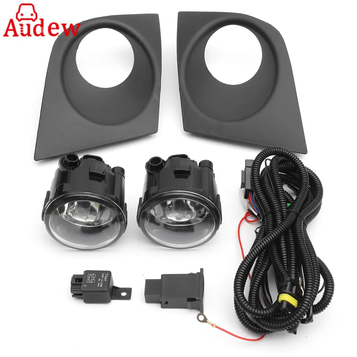1 Pair Car Front Bumper Grille H11 Fog Light Bulb With Switch Wire For Nissan Versa 2007 / 2008 / 2009 / 2010 / 2011 Fog Lamps 1 Pair Car Front Bumper Grille H11 Fog Light Bulb With Switch Wire For Nissan Versa 2007 / 2008 / 2009 / 2010 / 2011 Fog Lamps