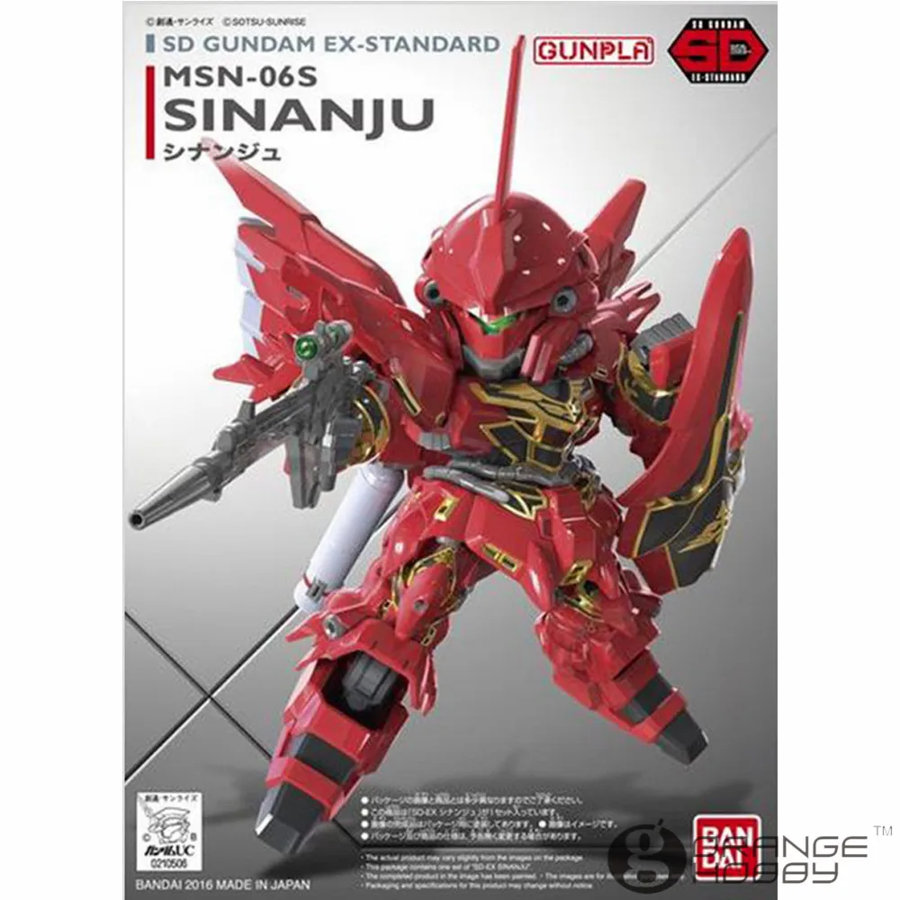 OHS Bandai SD экс-Стандартный 013 Q-Ver MSN-06S синанджу мобильный костюм сборки Gundam Модель Наборы о