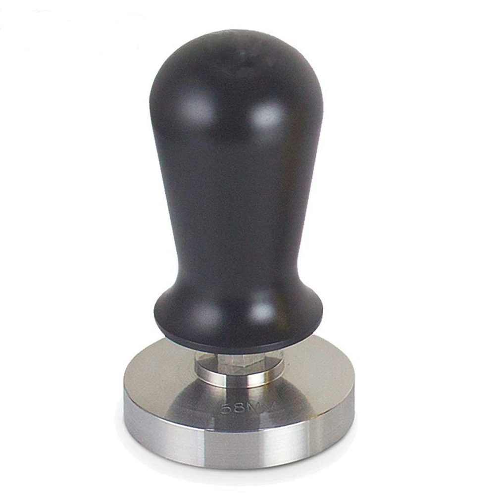  Constant pressure 1 pc stainless steel Coffee tamper 57.5/ 58mm espresso coffee pressure powder Excellent quality can make logo 