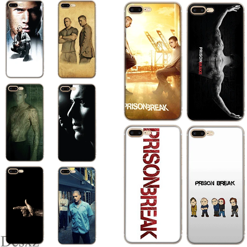 Mobile Phone Case for iPhone 7 8 Plus 11 Pro XR X XS Max 5 5s SE 6 6s Cover Prison Break Bag | Мобильные телефоны и