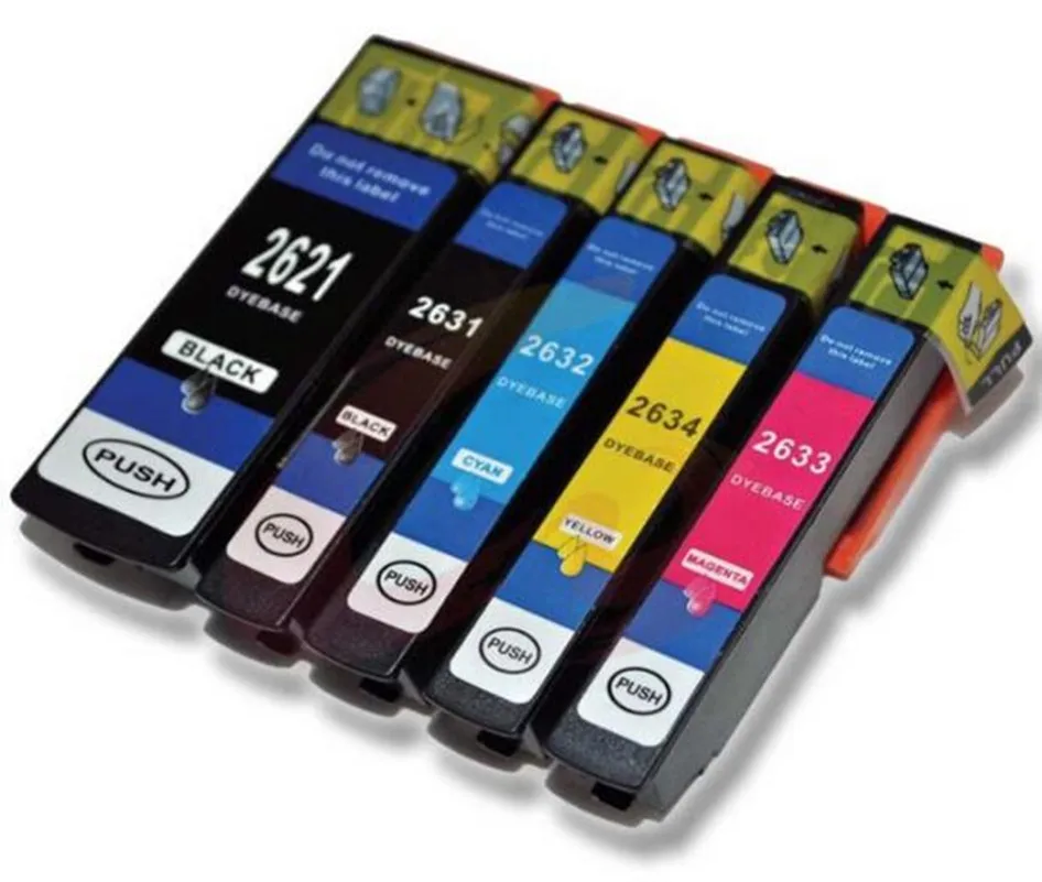 5 шт. чернильный картридж для XP600 XP605 xp 800 xp700 XP520 XP620 XP625 XP720 XP820 XP610 XP615 XP710 XP810 T2621 T2631