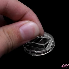 Прозрачное Кольцо на палец Дисплей Стенд держатель ювелирных изделий лоток кольцо пластиковая витрина